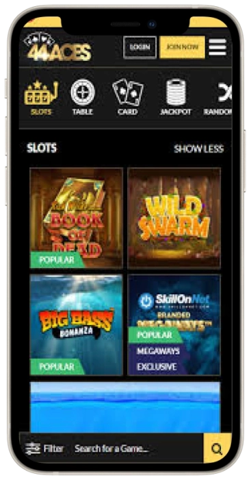 44Aces Mobile App